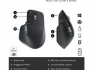 Logitech MX Master 3S Trådløs Mus (graphite) thumbnail